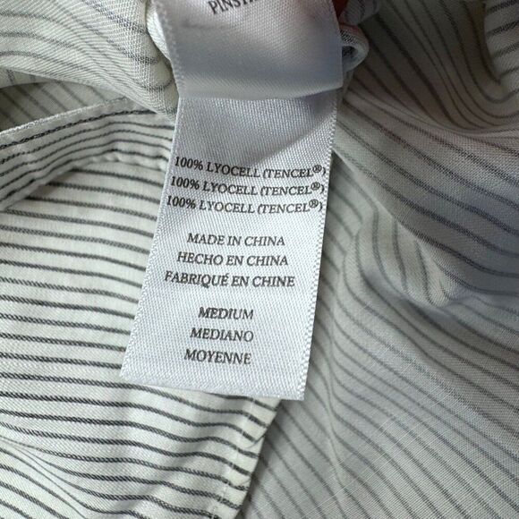 Rails Eliza Pinstripe Snap Button Front Shirt FLAW - Picture 7 of 9